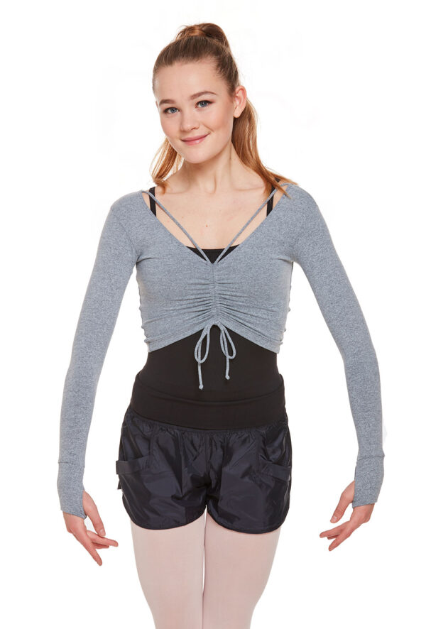 Gathered Layering Crop Top