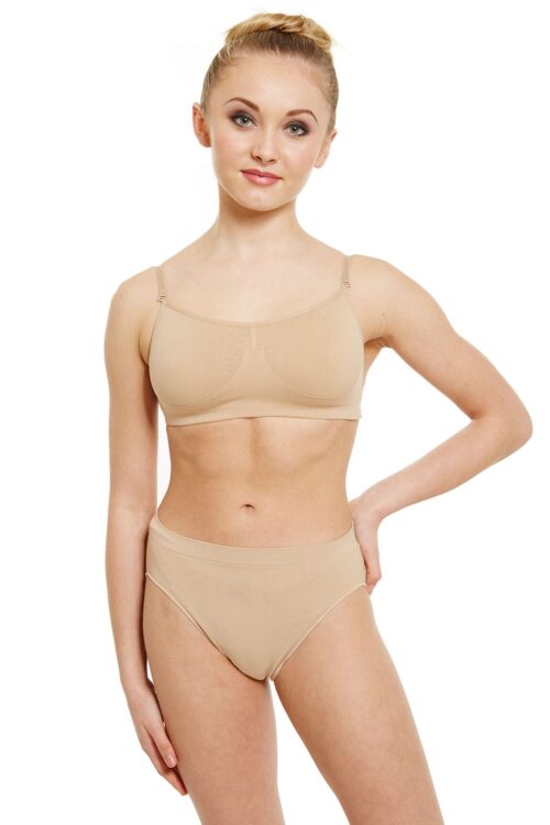 Silky seamless high cut brief underwear