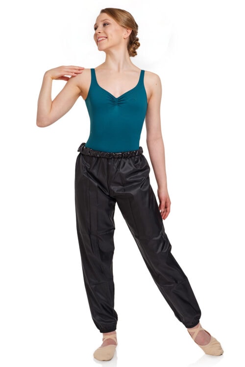 Adel-front Adel - Retro 'Trash Bag' Warm-up Pants