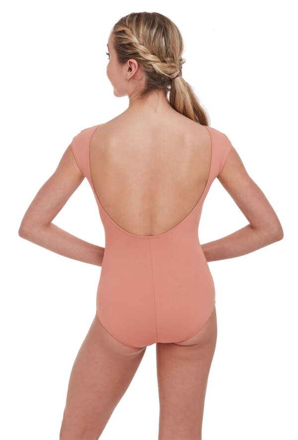 Cap Sleeve Backless Leotard