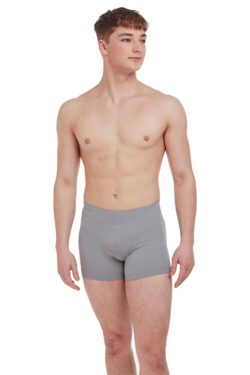 mr005-grey-front_2 Men's Short Length Rehearsal Tights