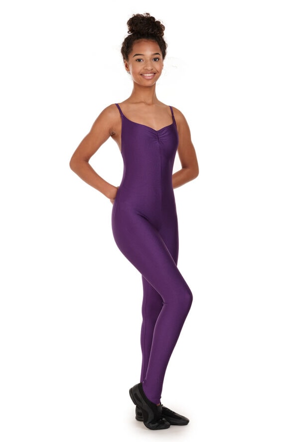 Shiny Lycra Camisole Unitard