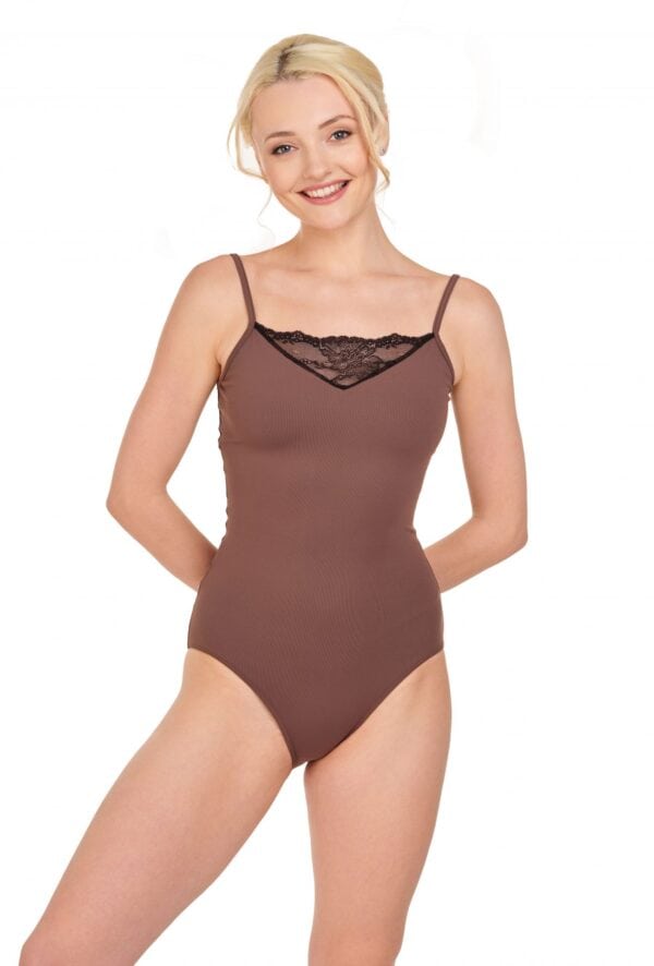 Bodybraidstrap - Camisole Leotard with Lace Detail