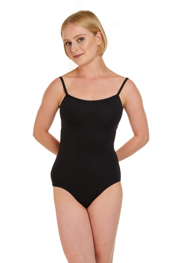 Tactel Camisole Leotard with Double Cross Back