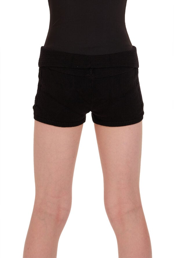 Girls Plait Side Knit Short