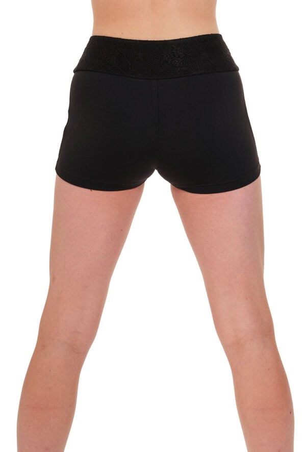 Lace Waist Button Short