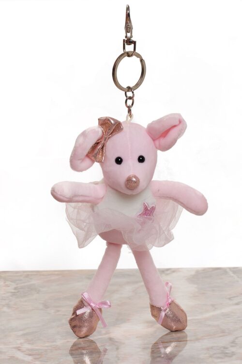 Ballerina Mouse Keyring/ Bag Charm