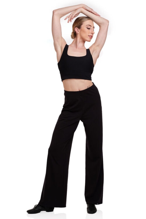P5208-front Clodagh - Soft Wide Leg Pant