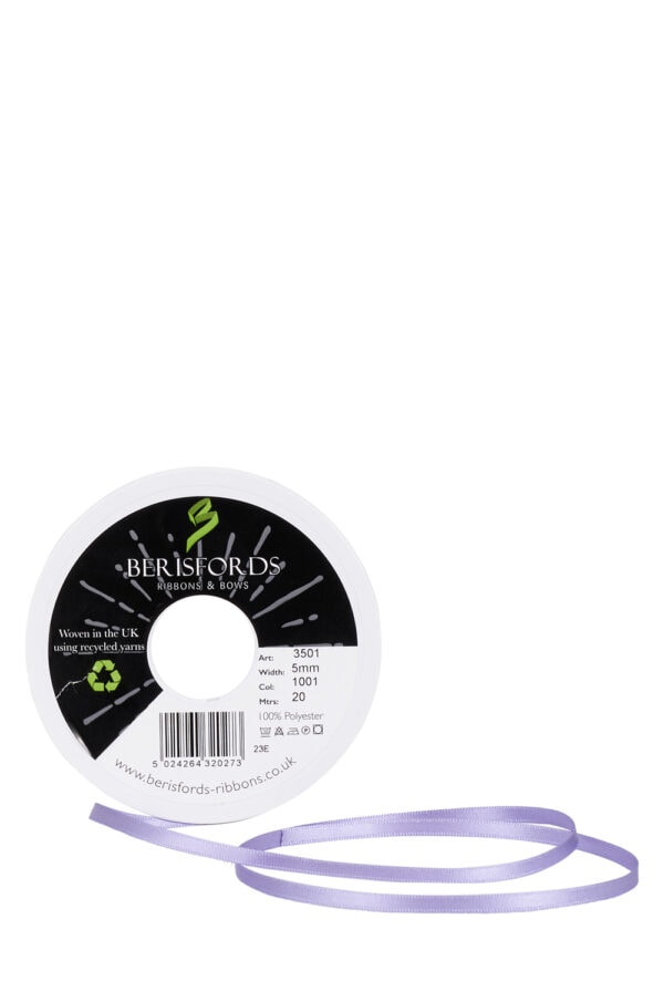 Satin Hair Ribbon by the Metre uncut - 5mm width