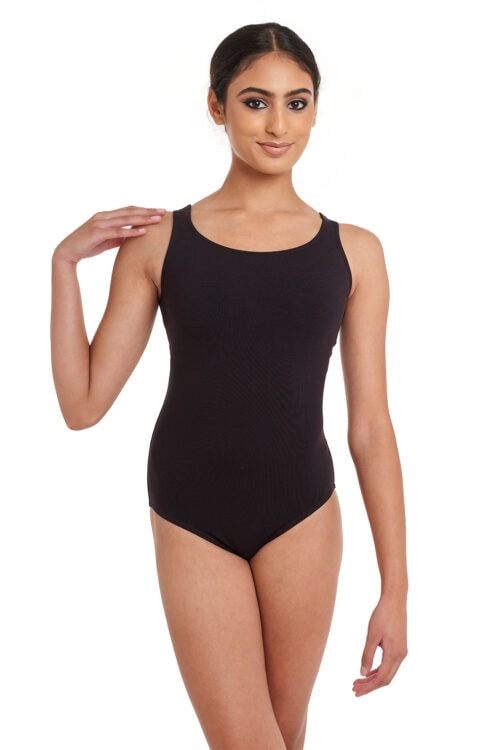 L5405-front Ballerina - Cotton Tank Leotard