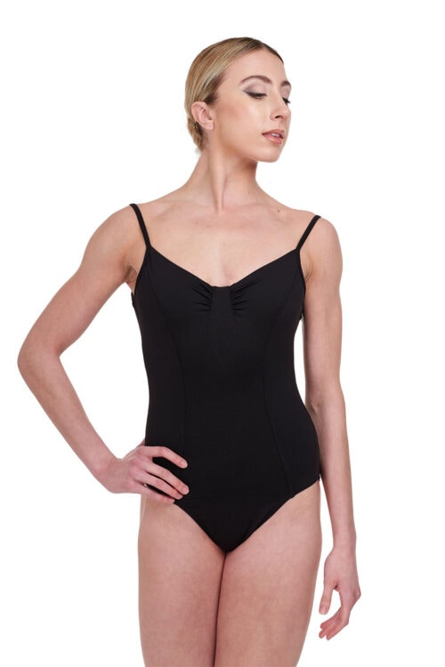 L4267-blk-front Ella Camisole Leotard