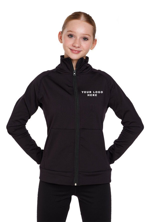 Ladies Full Zip Dance Uniform/ Squad Jacket - Logo Service Available